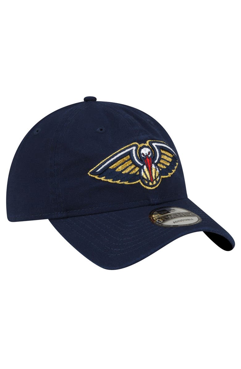 New Era Men's New Era Navy New Orleans Pelicans Team 2.0 9TWENTY Adjustable Hat, Alternate, color, 