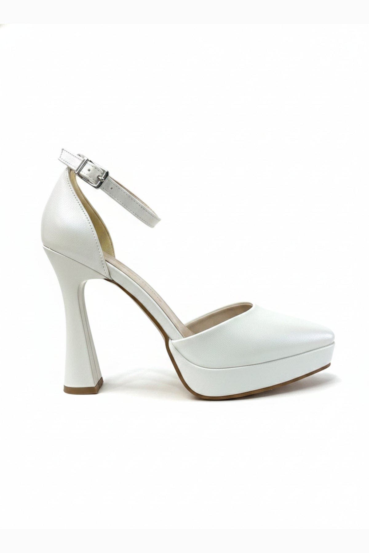 Forever & Always Shoes Aster Pointed Toe Wedding Platform Pump, Alternate, color, Ivory