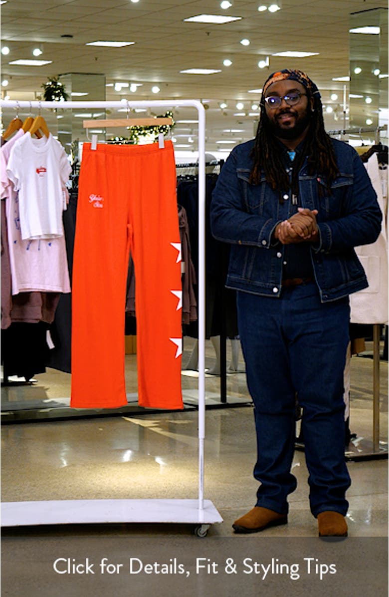 You Are a Star Waffle Knit Graphic Sweatpants, sales video thumbnail