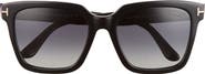 TOM FORD Selby 55mm Square Sunglasses