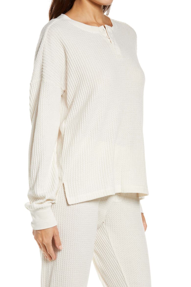 Long Sleeve Henley Top, Alternate, color, STONE