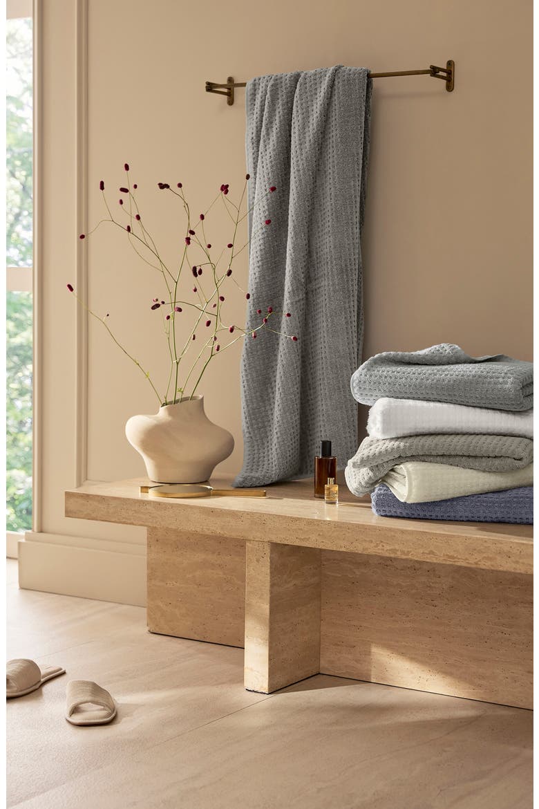 Turkish Waffle Bath Towel, Alternate, color, CREAM