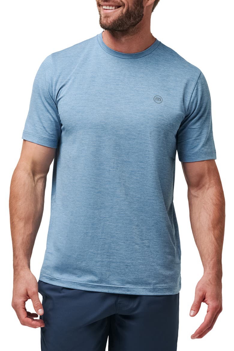 Scenic Vista Logo T-Shirt, Main, color, HEATHER COPEN BLUE