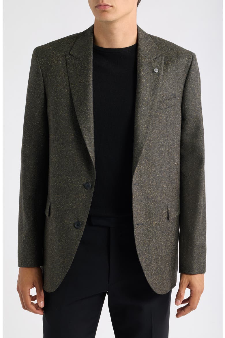 Rawdon Peak Lapel Sport Coat, Main, color, OLIVE