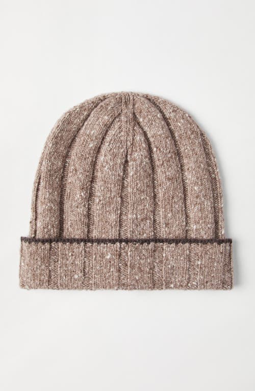 Brunello Cucinelli Cashmere Rib Knit Beanie