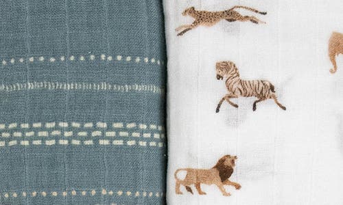 LITTLE UNICORN LITTLE UNICORN 2-PACK ORGANIC COTTON MUSLIN SWADDLE BLANKET