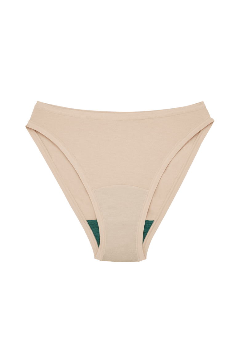 High Rise Bikini, Alternate, color, Beige
