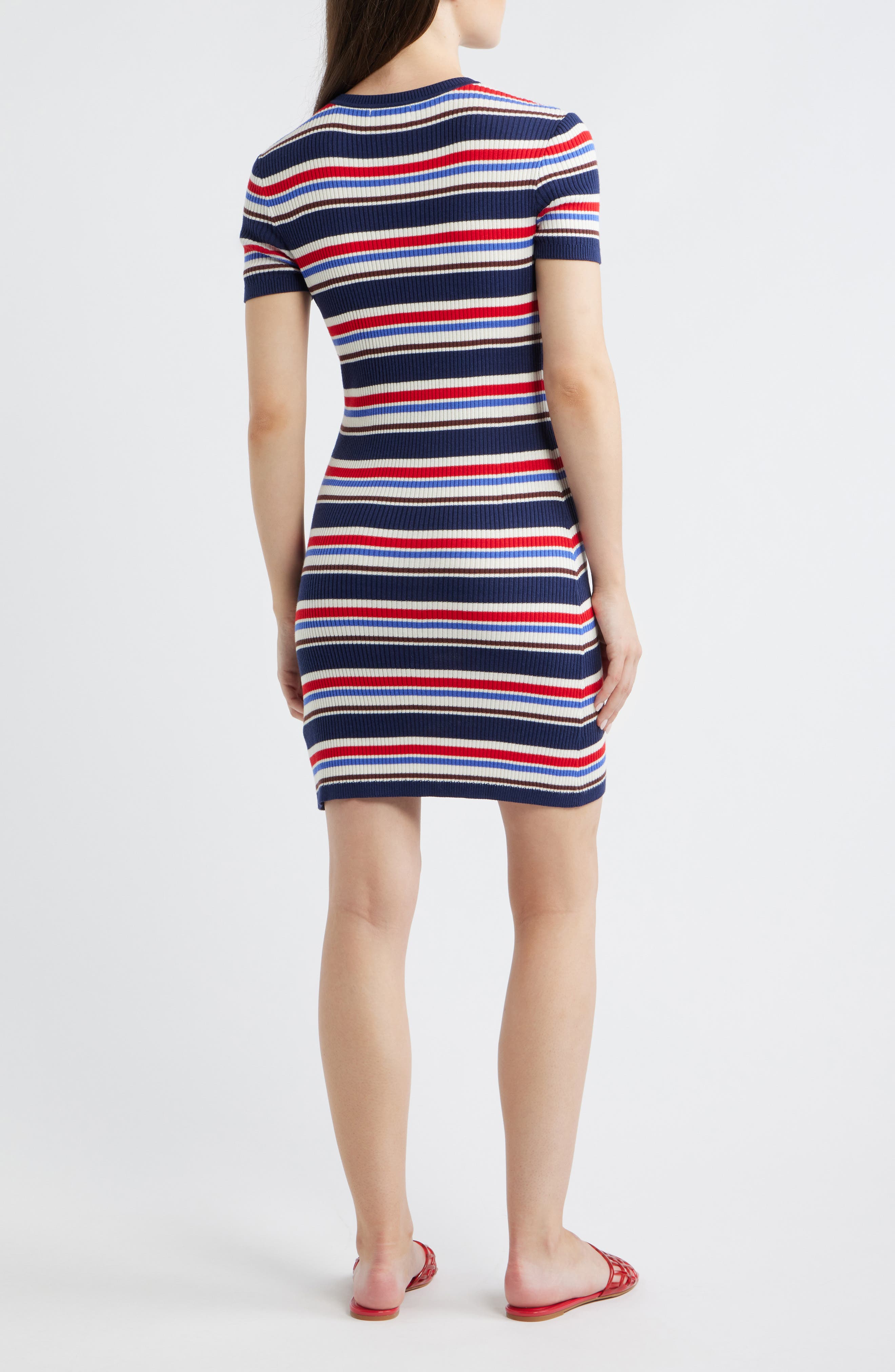 Stripe Rib Minidress - image 2