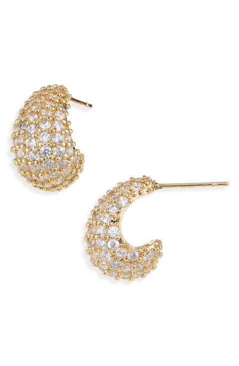 Small Crystal Stud Earrings