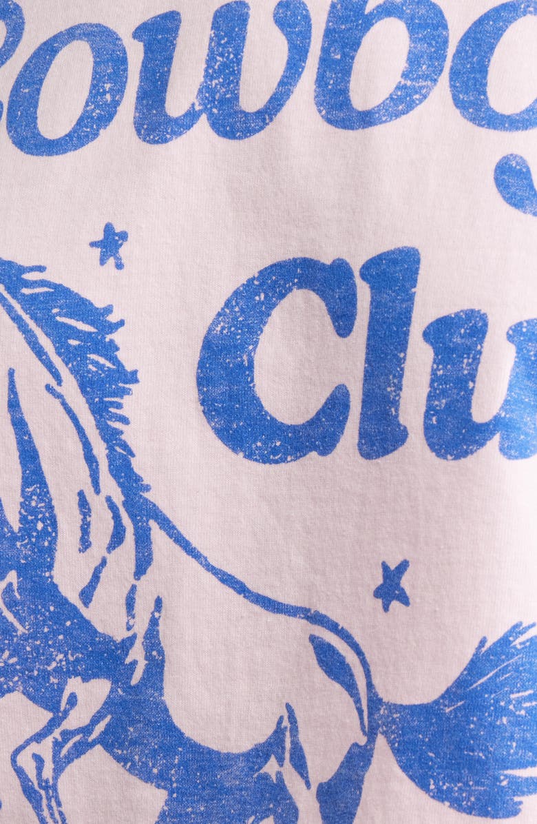 Junk Food Cowboy Club Cotton Graphic T-Shirt, Alternate, color, Pastel
