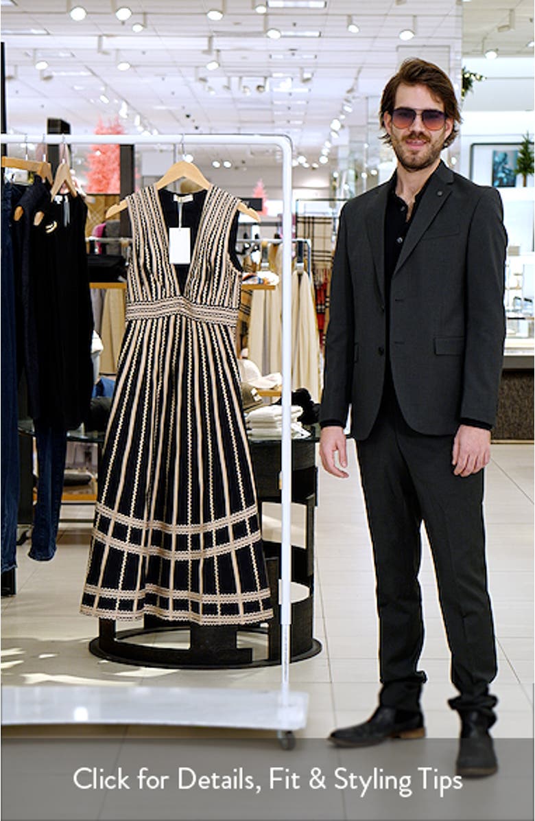 Palermo Plunge Neck Midi Dress, sales video thumbnail