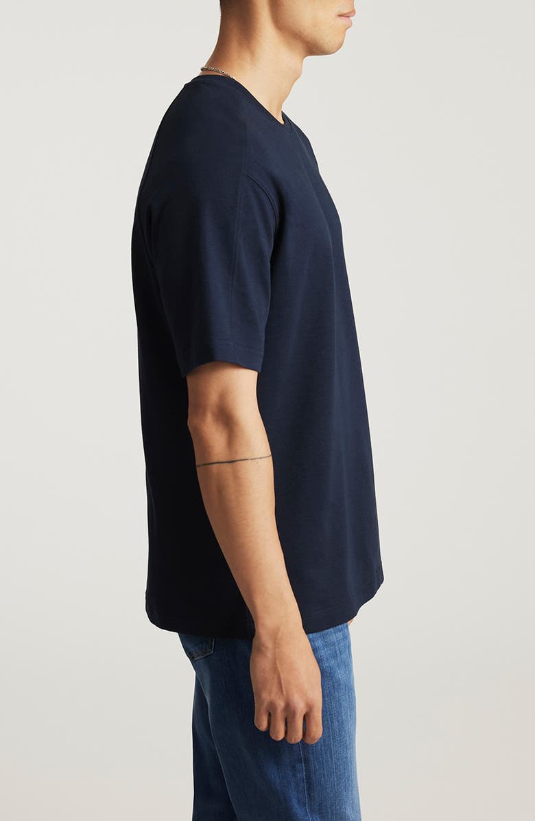 Mavi Jeans Cotton Blend Crewneck T-Shirt, Alternate, color, Total Eclipse