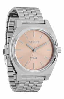 Time Teller Solar Bracelet Watch, 40mm