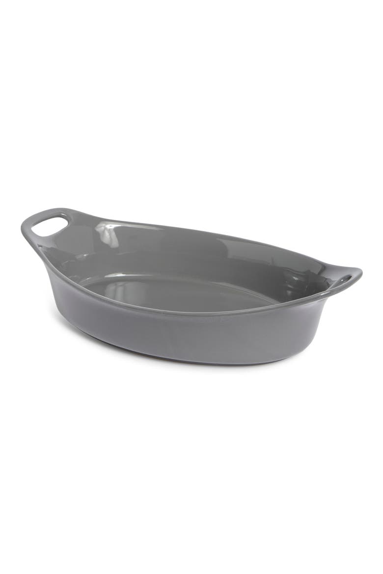 Ceramic 2.5-Quart Dish, Main, color, GRAY
