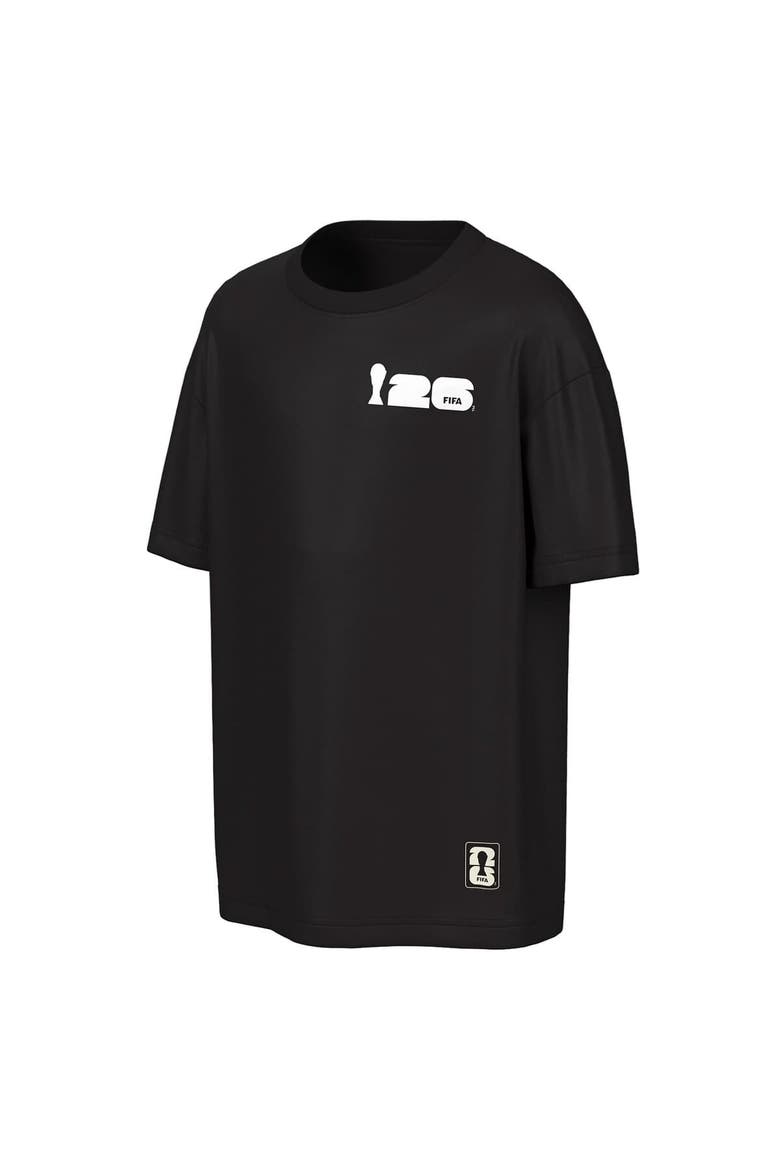 Men's Outerstuff  Black FIFA World Cup 2026 Rally Oversized 2-Hit T-Shirt, Alternate, color, Black