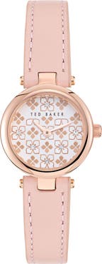 Ted Baker Jolyye Leather Strap Watch, 24mm