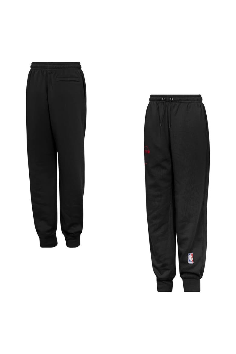 Youth Nike Black Chicago Bulls Club Fleece Practice Jogger Pants, Main, color, Black