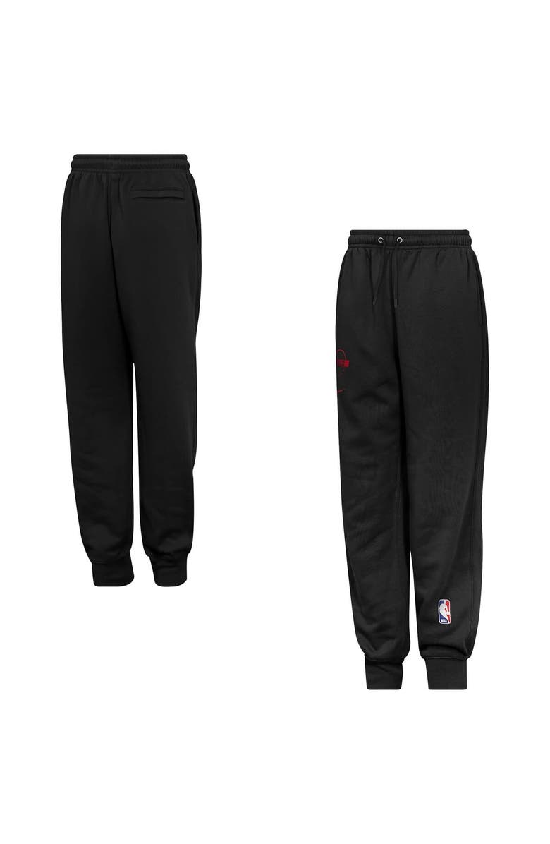 Nike Youth Nike Black Chicago Bulls Club Fleece Practice Jogger Pants, Main, color, Black