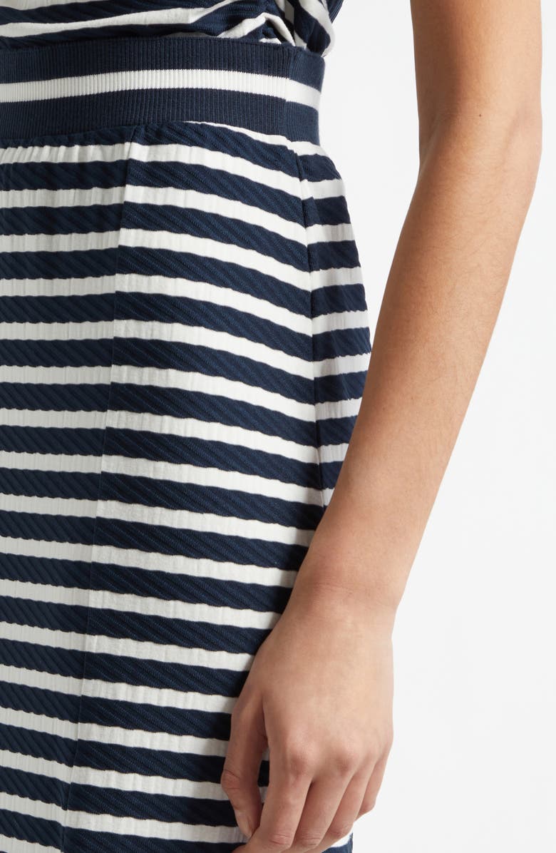 Ramy Brook Stripe Maxi Skirt, Alternate, color, Navy Stripe