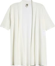 Anne Klein Semisheer Short Sleeve Cardigan