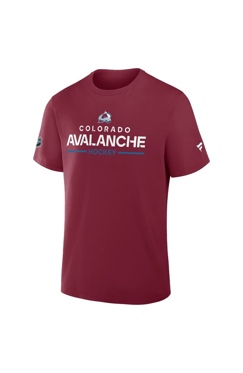 FANATICS Men
s Fanatics Burgundy Colorado Avalanche Authentic Pro Primary T-Shirt, Alternate, color, Burgundy