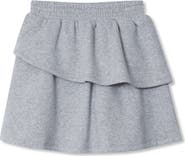 Lands' End Girls Tiered Fleece Skort