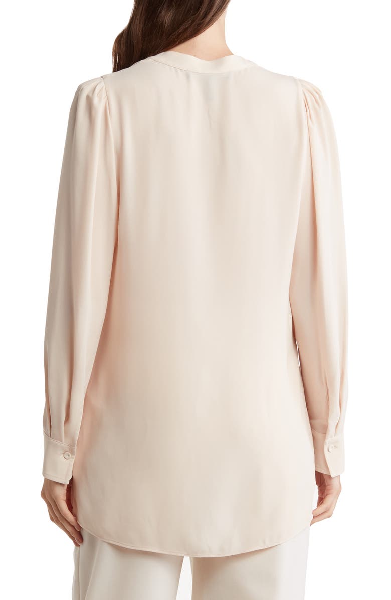 BCBGMAXAZRIA Bubble Hem Blouse, Alternate, color, 