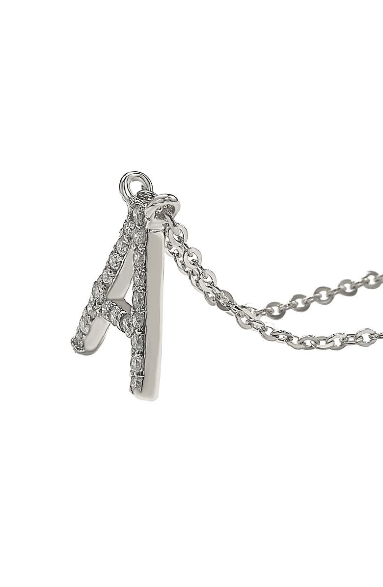 SUZY LEVIAN Diamond Initial Pendant Necklace - 0.50ct., Alternate, color, 