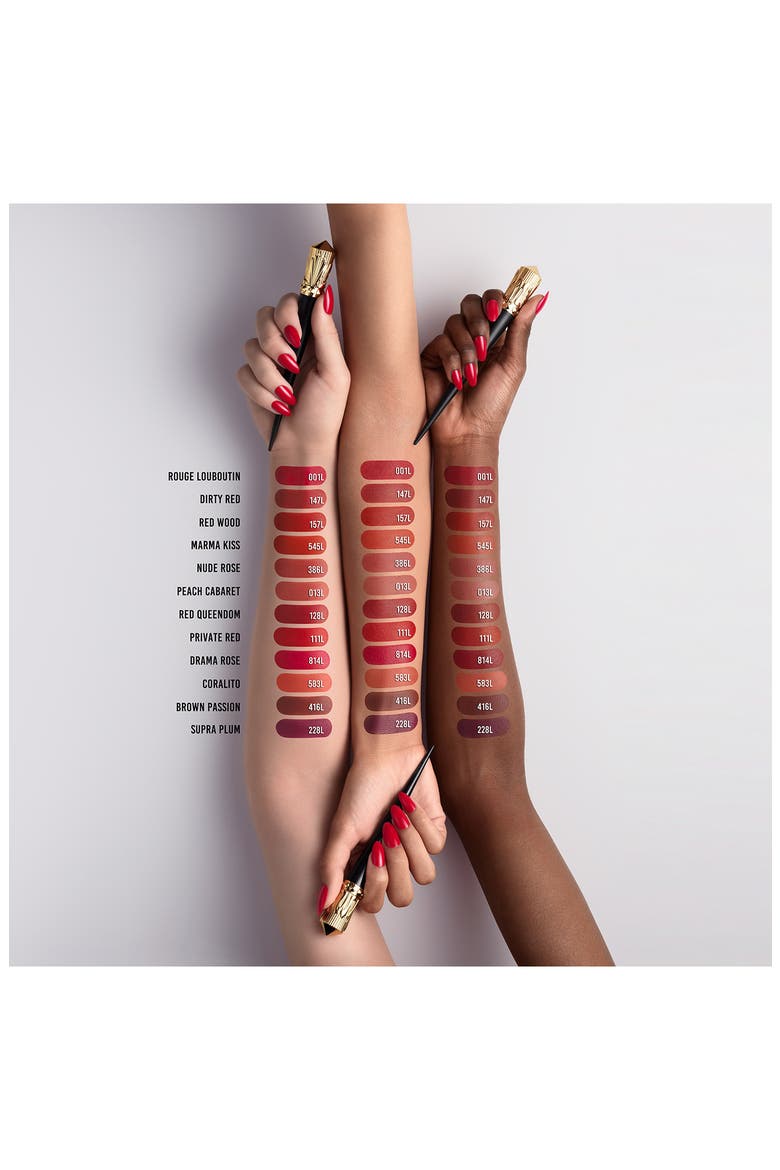 Rouge Stiletto Lumi Matte Lipstick, Alternate, color, SUPRA PLUM 228L