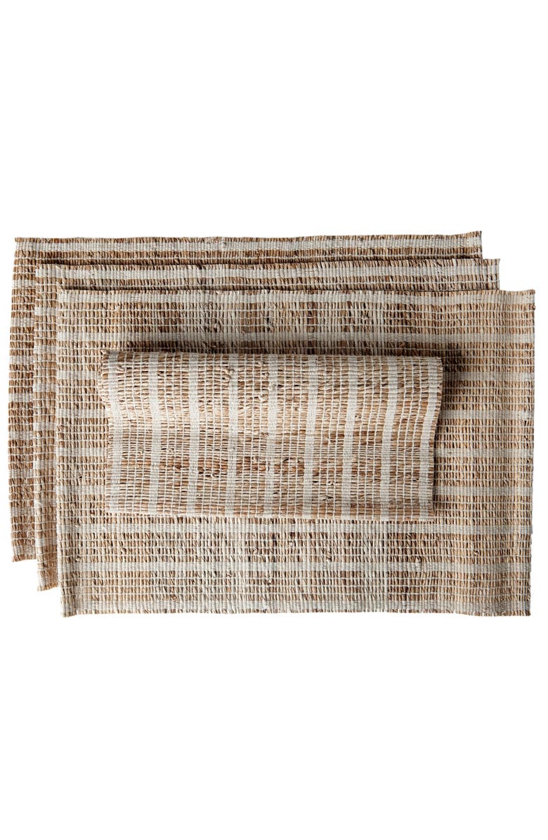 Sustainable Threads Biscotti Placemats - Set of 4, Alternate, color,