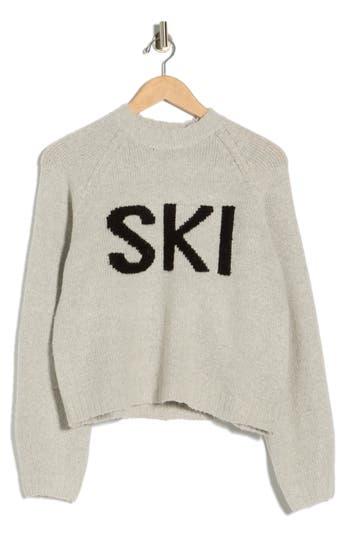 Rdi Ski Crewneck Sweater In Gray