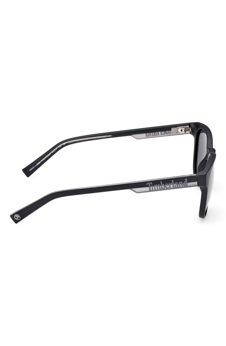 Timberland 51mm Polarized Round Sunglasses, Alternate, color,