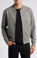 Robert Barakett Degas Faux Suede Knit Bomber Jacket