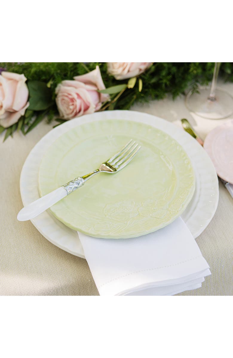 VIETRI Pietra Fiori Salad Plate, Alternate, color, Green