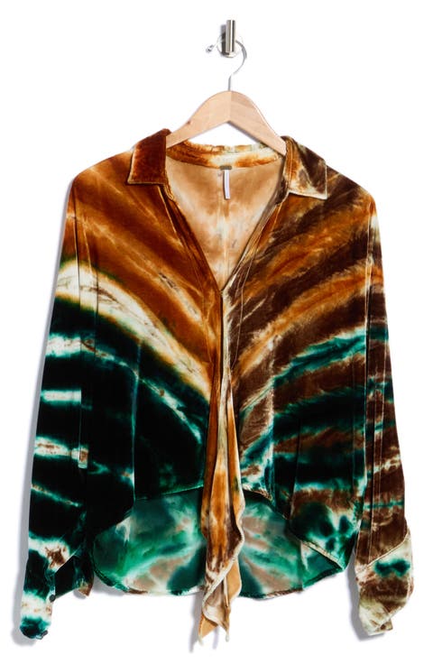 Magda Silk Blend Velvet Shirt