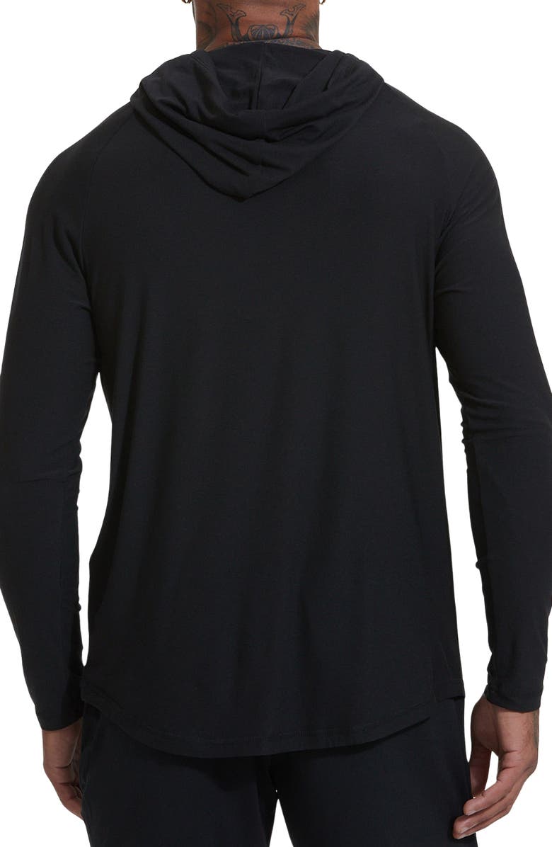 True Classic Active Hoodie Pullover, Alternate, color, Black