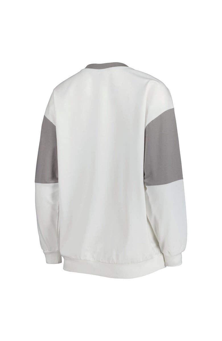 GAMEDAY COUTURE Women's Gameday Couture White Florida Gators It's A Vibe Dolman Pullover Sweatshirt, Alternate, color, 