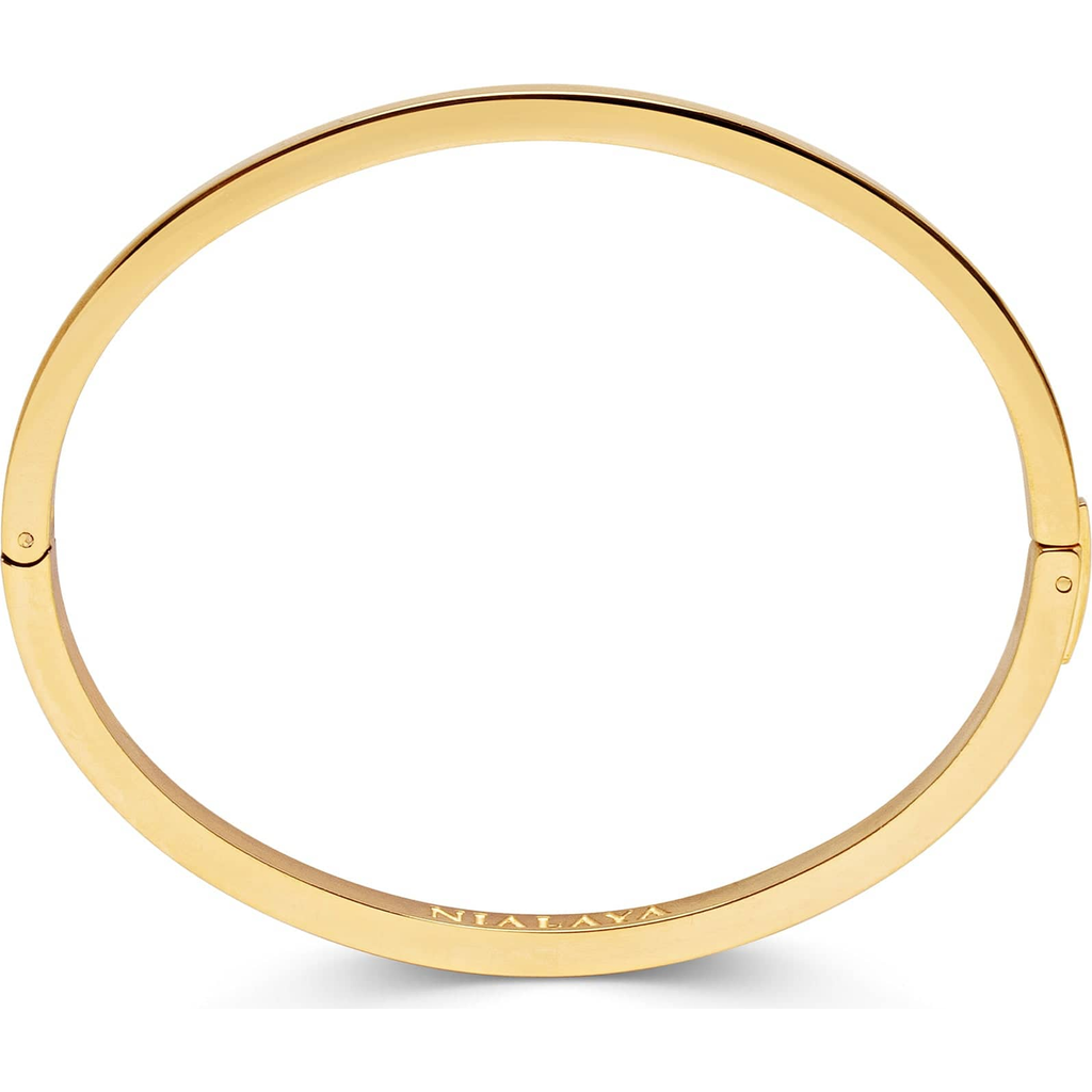 Nialaya Simplicity Bangle In Gold