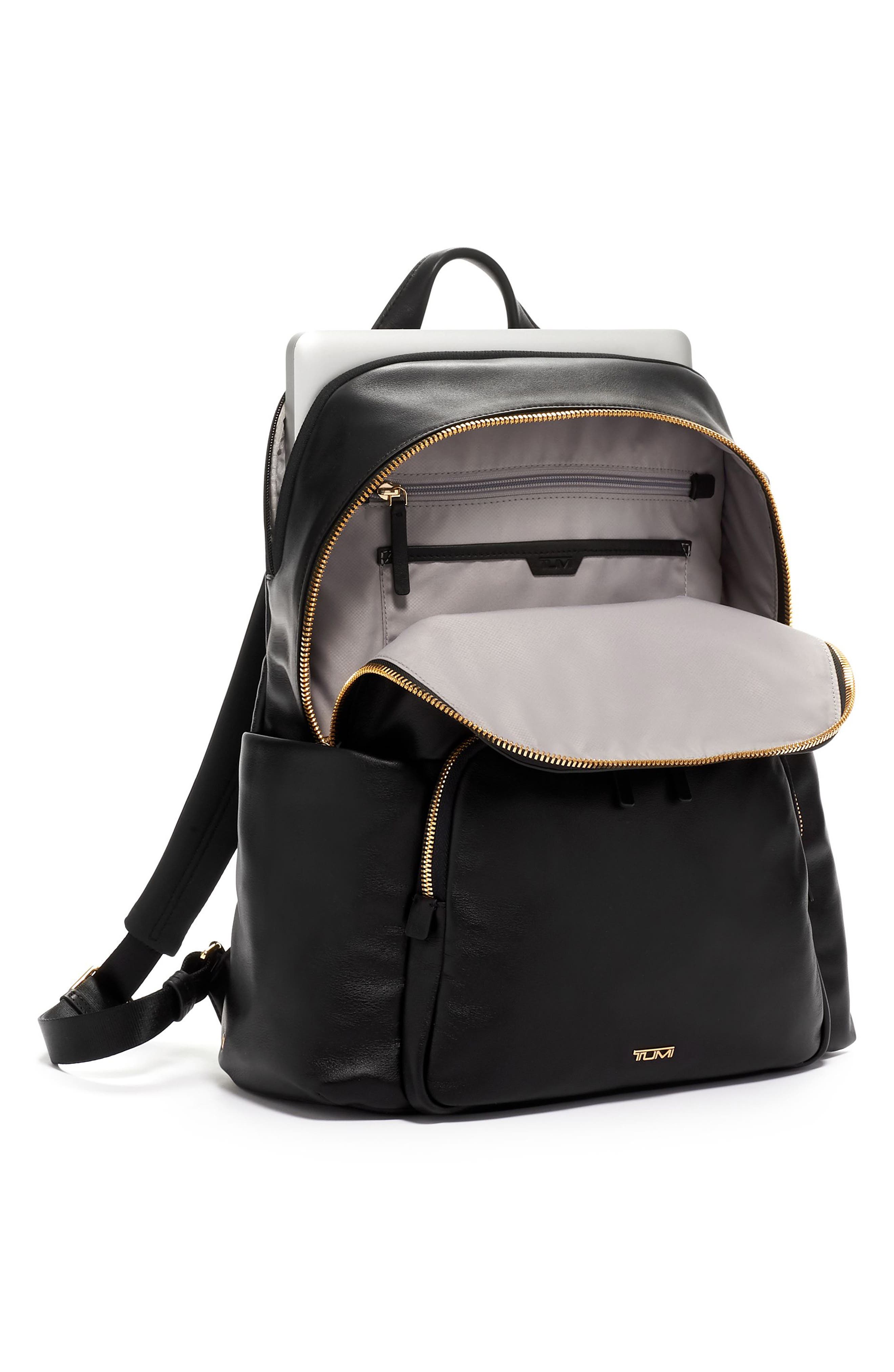 TUMI Ruby Leather Backpack, Alternate, color, 