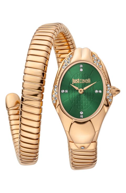 Snake Bracelet Watch, 22mm x 35mm