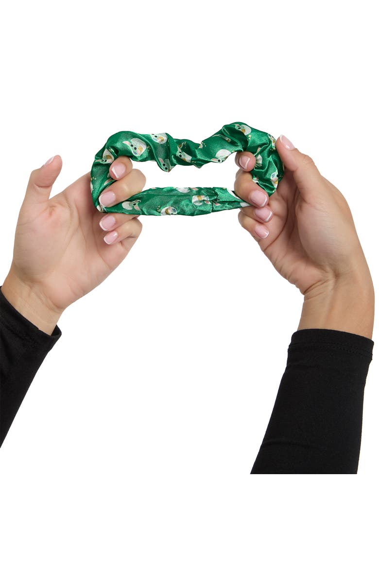 Mandalorian Grogu Hair Scrunchies 3-Piece Set Official License, Alternate, color, Green
