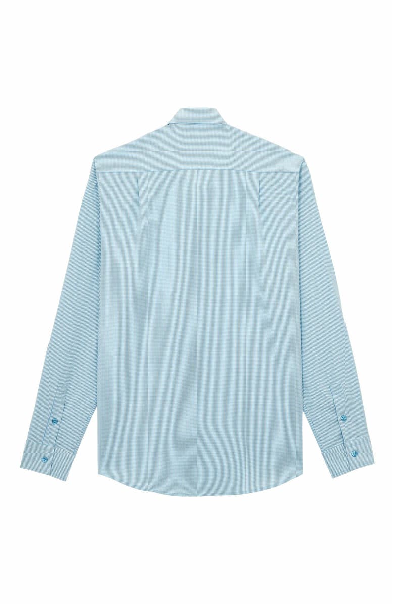 Vilebrequin Men's Micro Rayures Tailoring Wool Shirt, Alternate, color, 