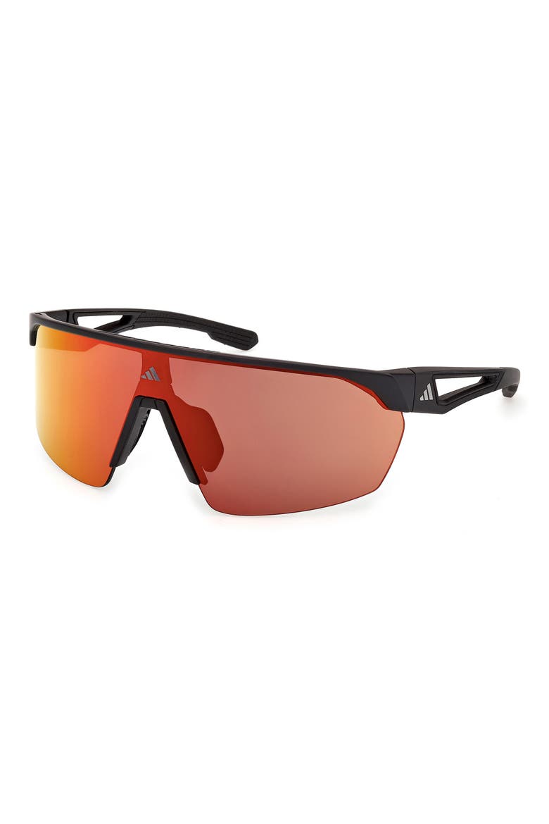Shield Sunglasses, Alternate, color, MATTE BLACK / ROVIEX MIRROR