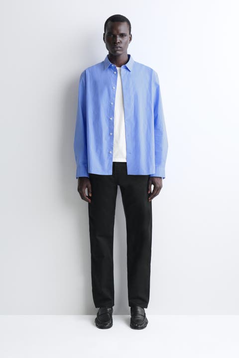 Signature Regular-Fit Straight-Leg Jeans
