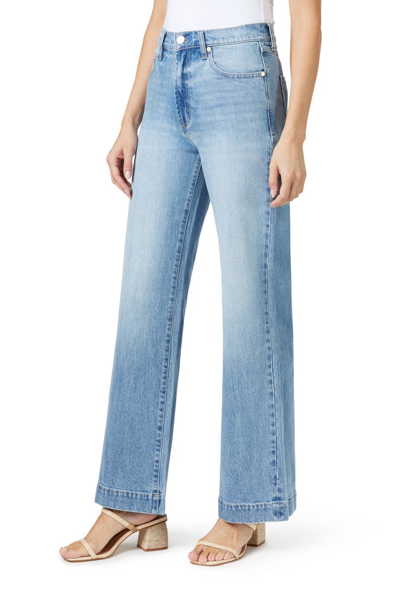 Denver High Rise Wide Leg Jeans, Alternate, color, SPLASH