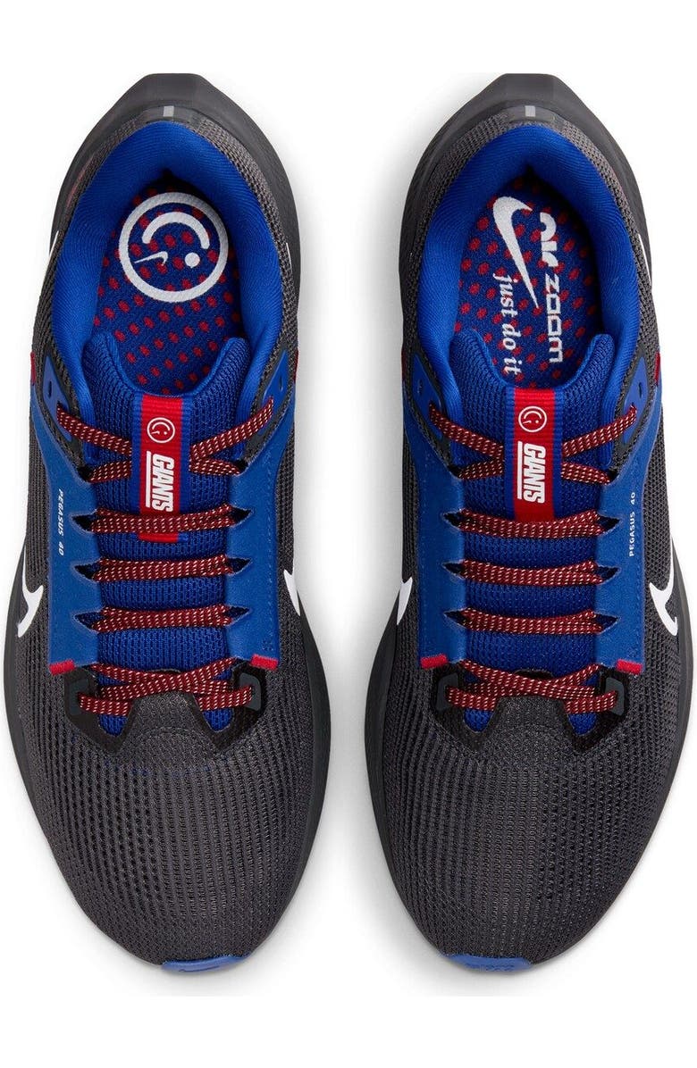 Nike Unisex Nike Anthracite New York Giants Zoom Pegasus 40 Running Shoe, Alternate, color, Anthracite