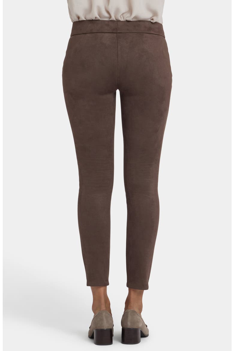 Faux Suede Leggings, Alternate, color, COFFEE BEAN