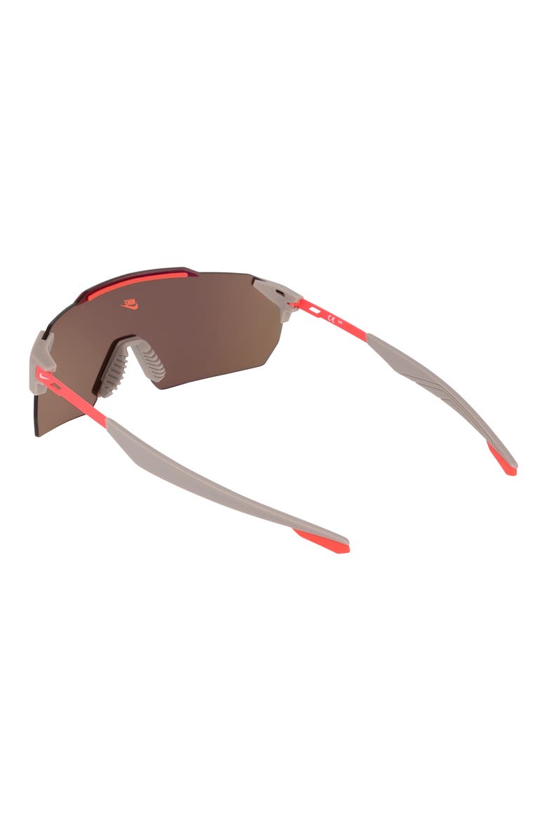 Limitless 61mm Shield Sunglasses, Alternate, color, COLLEGE GREY / ORANGE MIRROR