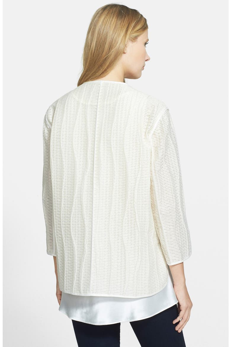 'Charlane' Topper, Alternate, color, IVORY