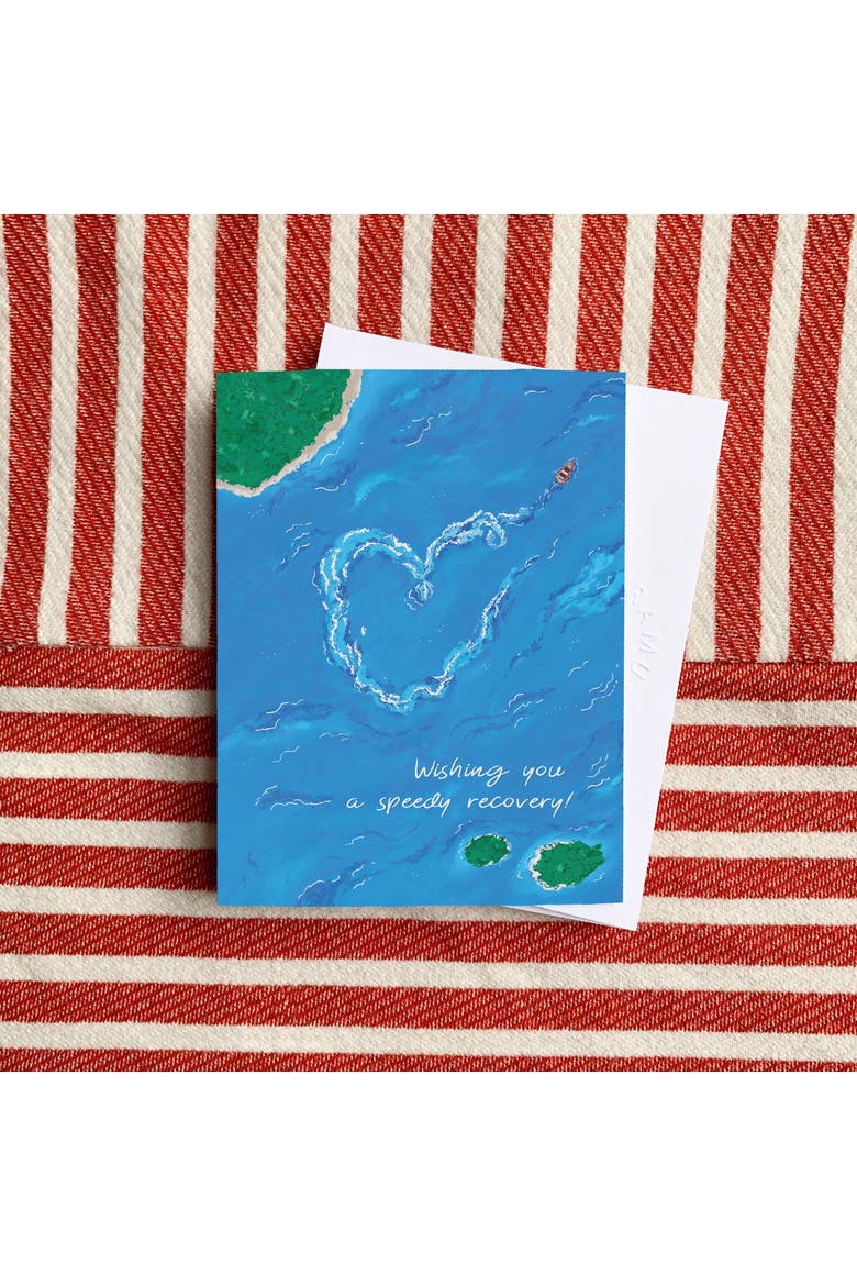 Speedy Recovery Boat Get Well Sympathy Greeting Card Pack Sets, Alternate, color, Multi-Pack